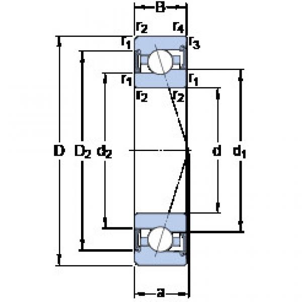 Bantalan S7013 CE/HCP4A SKF #1 image