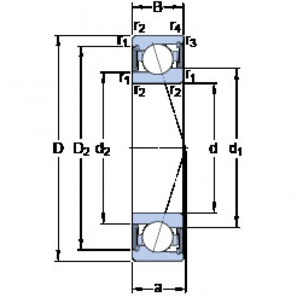 Bantalan S71906 CE/HCP4A SKF #1 image