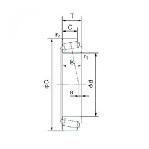 Bantalan H-E32306J NACHI #1 image