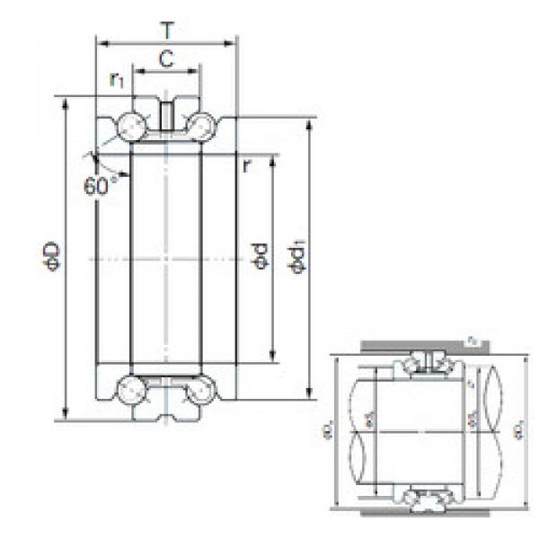 Bantalan 130TAD20 NACHI #1 image