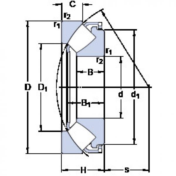 Bantalan 29414 E SKF #1 image