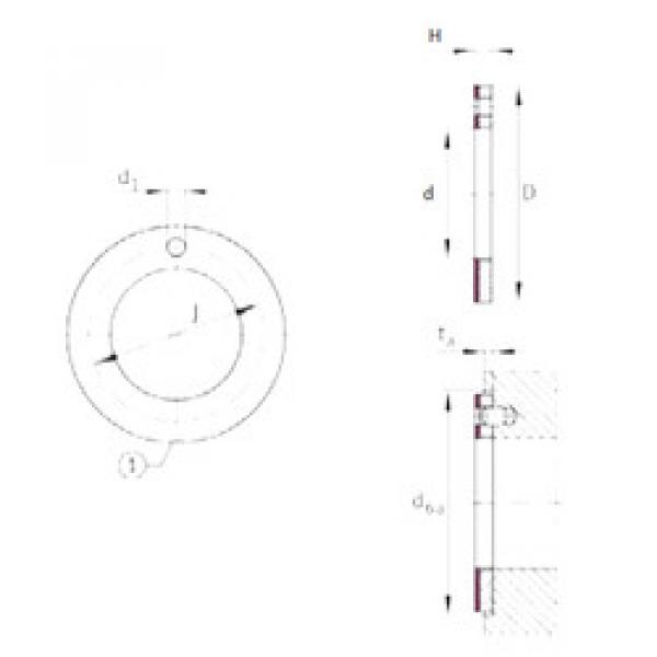 Bantalan EGW12-E40 INA #1 image