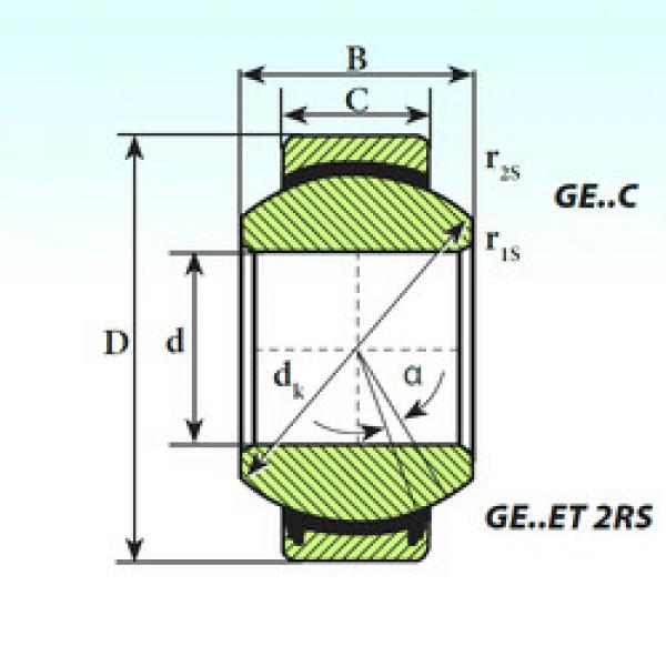 Bantalan GE 17 ET 2RS ISB #1 image