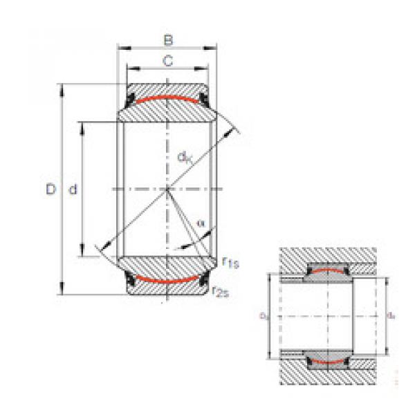 Bantalan GE 45 UK-2RS INA #1 image