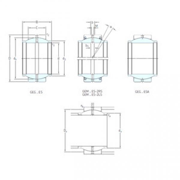 Bantalan GEM25ES-2LS SKF #1 image