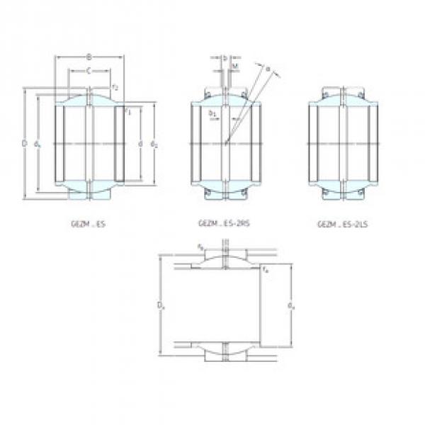 Bantalan GEZM112ES-2LS SKF #1 image