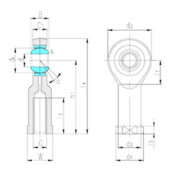 Bantalan SI45ET-2RS LS #1 image