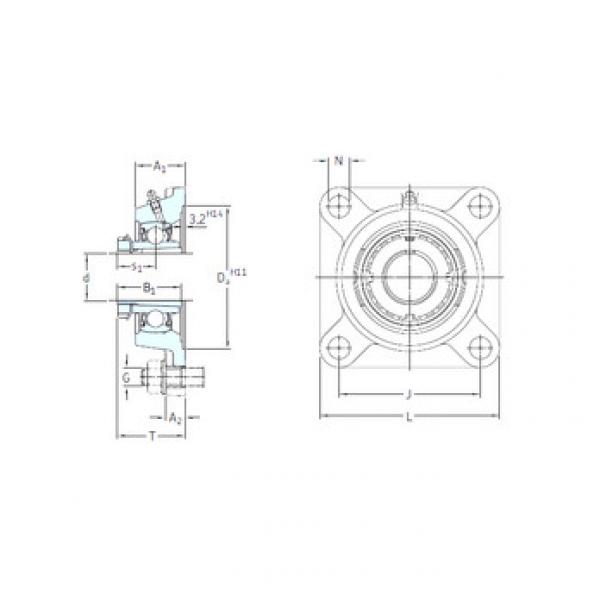 Bantalan FYJ 55 KF+HE 2311 B SKF #1 image