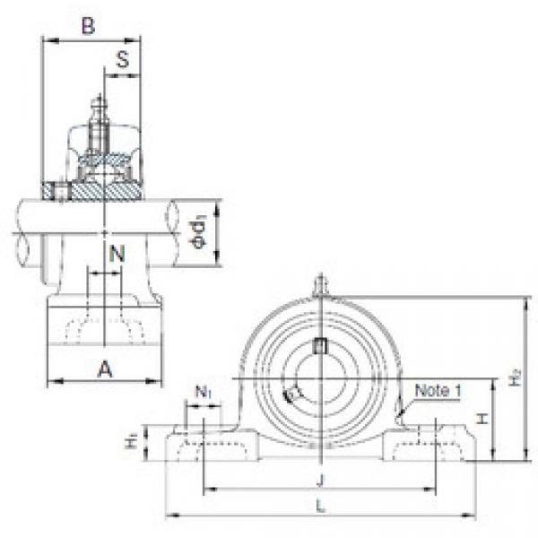 Bantalan UCP204 NACHI #1 image