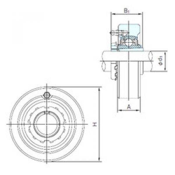 Bantalan UKC206+H2306 NACHI #1 image