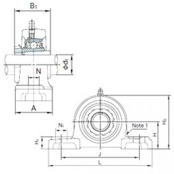 Bantalan UKP209+H2309 NACHI #1 image