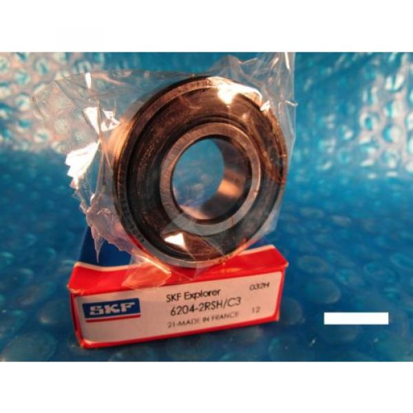 SKF 6204-2RSH C3 Single Row Ball Bearing (=2 FAG, NSK, KOYO) #1 image