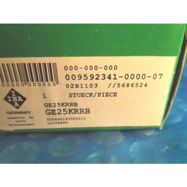 INA GE25KRRB Ball Bearing Insert (=2 Timken, FAG) #2 image