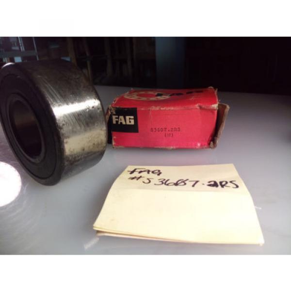 FAG 6307RS SINGLE ROW DEEP GROOVE BALL BEARING #3 image