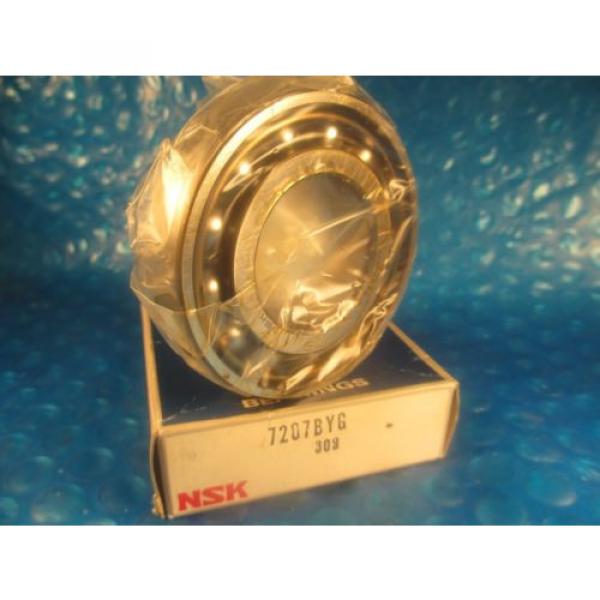 NSK 7207BYG, 7207 BYG, 7207B, Single Row Angular Bearing(SKF, FAG, NTN) #1 image