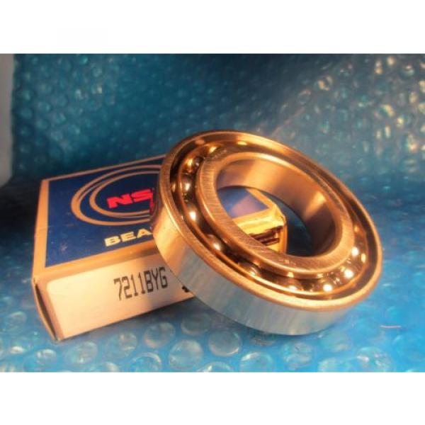 NSK  7211 BYG, 7211BYG, Angular Contact Ball Bearing,  (=2 FAG, NTN, SKF, ) #1 image