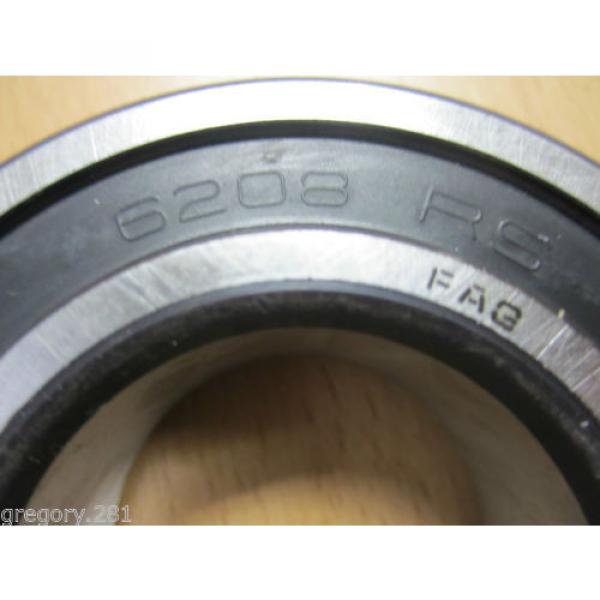 Genuine FAG 6208 RS 6208RS Sealed Bearing New Free Shipping #5 image