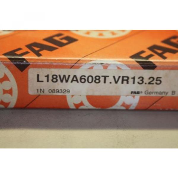 FAG L18WA608T.VR13.25 BEARING B/B #5 image