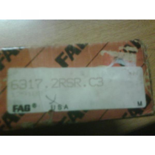 FAG 6317 2RS bearing FAG brand NIB FAST Shipping 6317 2RSR C3 #5 image