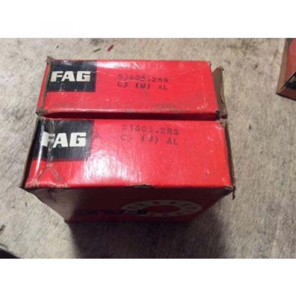 2-FAG-bearing ,#S3605.2RS ,FREE SHPPING to lower 48, NEW OTHER! #3 image