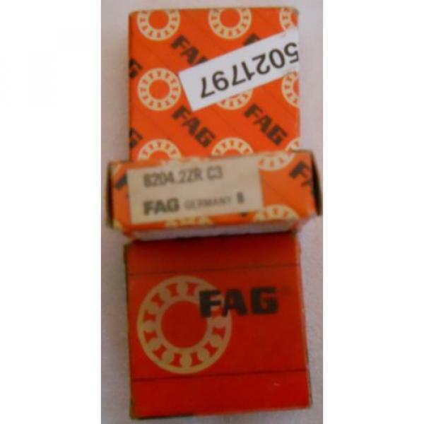 New NIB (surplus old stock) Lot of 3 NTN JAPAN BEARING FAG 6204 2ZRC3 62042ZRC3 #5 image