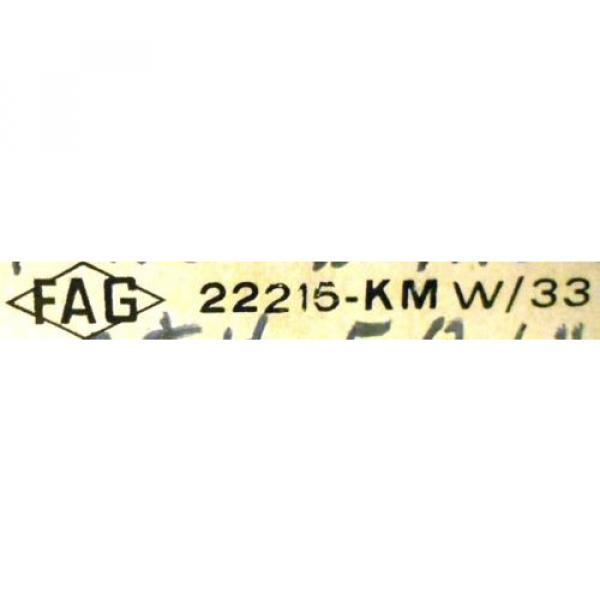 CONSOLIDATED BEARING 22215HLASK, FAG #22215-KM W/33, ~5 1/8&#034; OD, 3&#034; ID, 1 1/4&#034; T #2 image