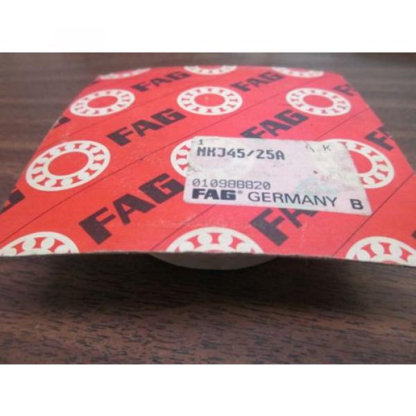 NEW FAG NK 50/25A NEEDLE BEARING NKJ45/25A #4 image