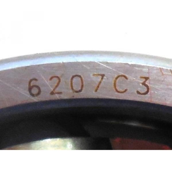 FAG DEEP GROOVE BALL BEARING 6207-C3, 6207C3, 35MM BORE 72MM O.D. 17MM O.W. #3 image