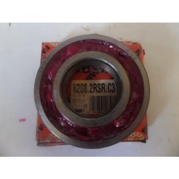 FAG Single Row Ball Bearing 6208.2RSR.C3 62082RSRC3 6208.C3 6208C3 New #3 image